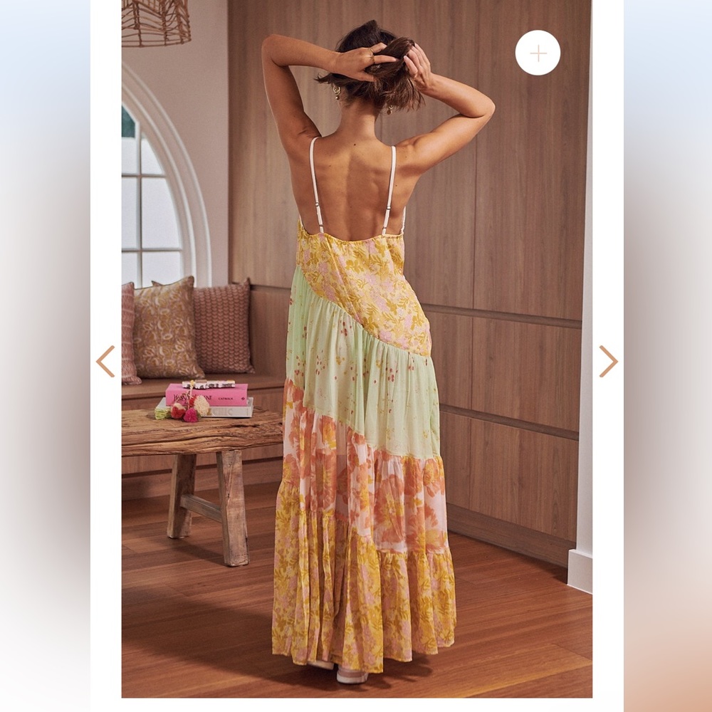 NWT Free People Luna Grace Tiered Maxi Dress - Picture 7 of 16